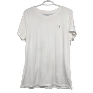Under Armour White Short Sleeve Workout T-shirt size XL